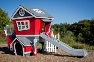 Landscape Structures Firehouse Preschool Playground