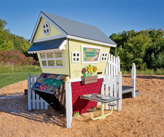 Landscape Structure Market Cafe Preschool Playground Equipment