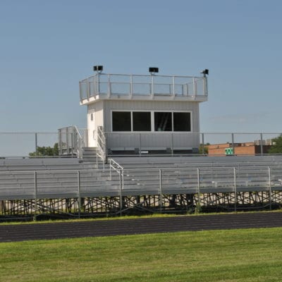 Bleacher with Press Box Connecticut