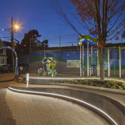 Deanna Cremin Playground Somerville Massachusetts LED Lighting