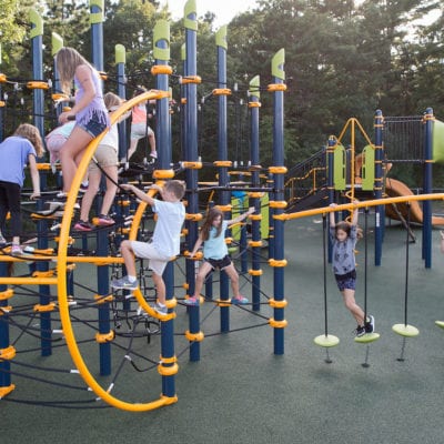 Quashnet Elementary School Playground Mashpee Massachusetts