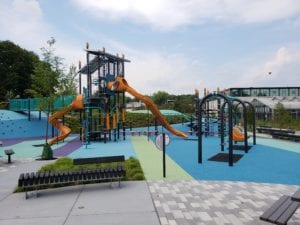 Harambee Playground Boston Massachusetts Inclusive Landscape Structures