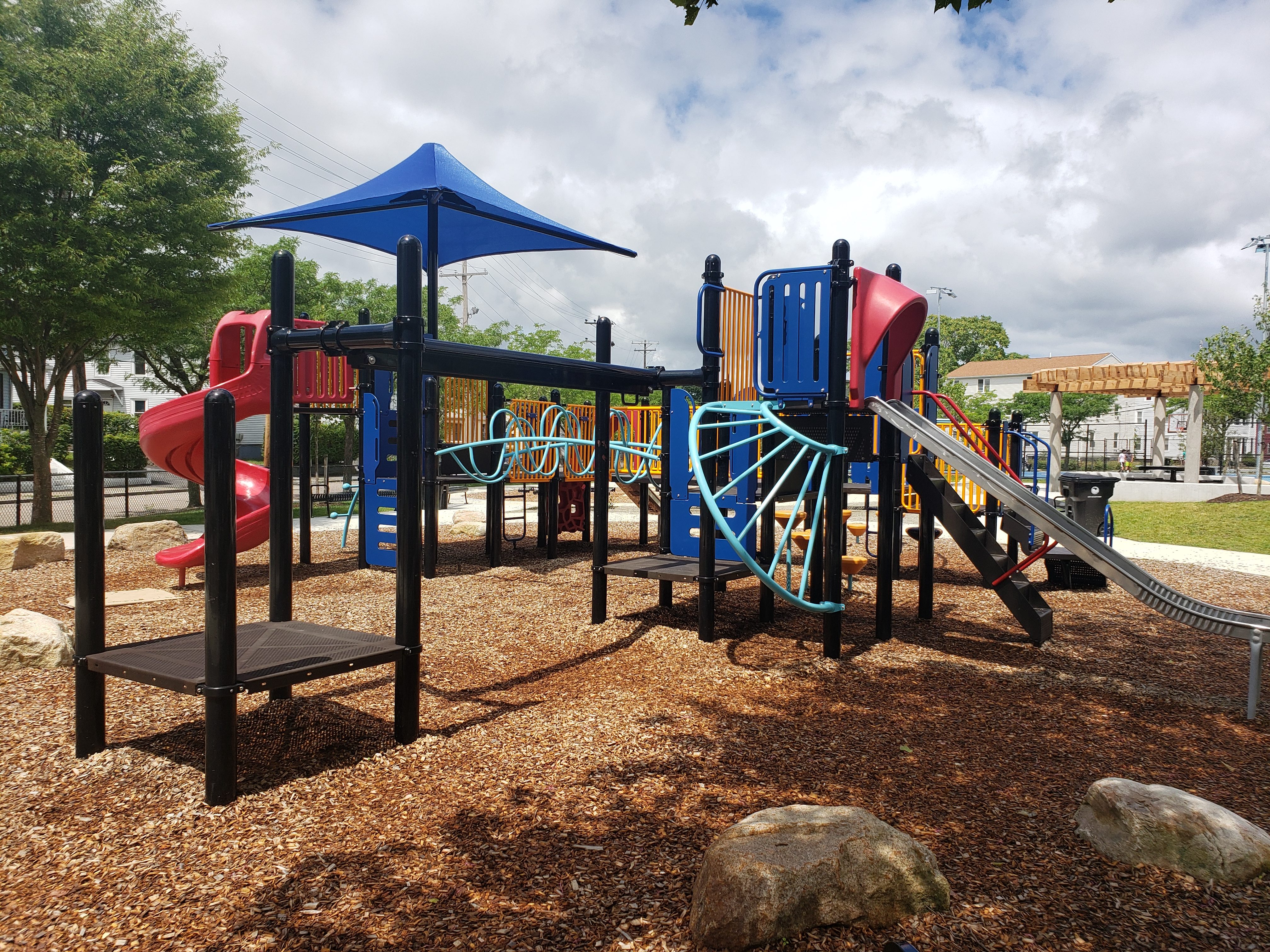 Retrofit Renovated Playground Landscape Structures Rhode Island