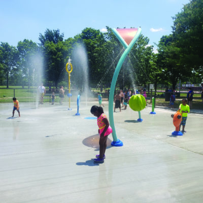 Fournier Water Spray Park - O'Brien & Sons